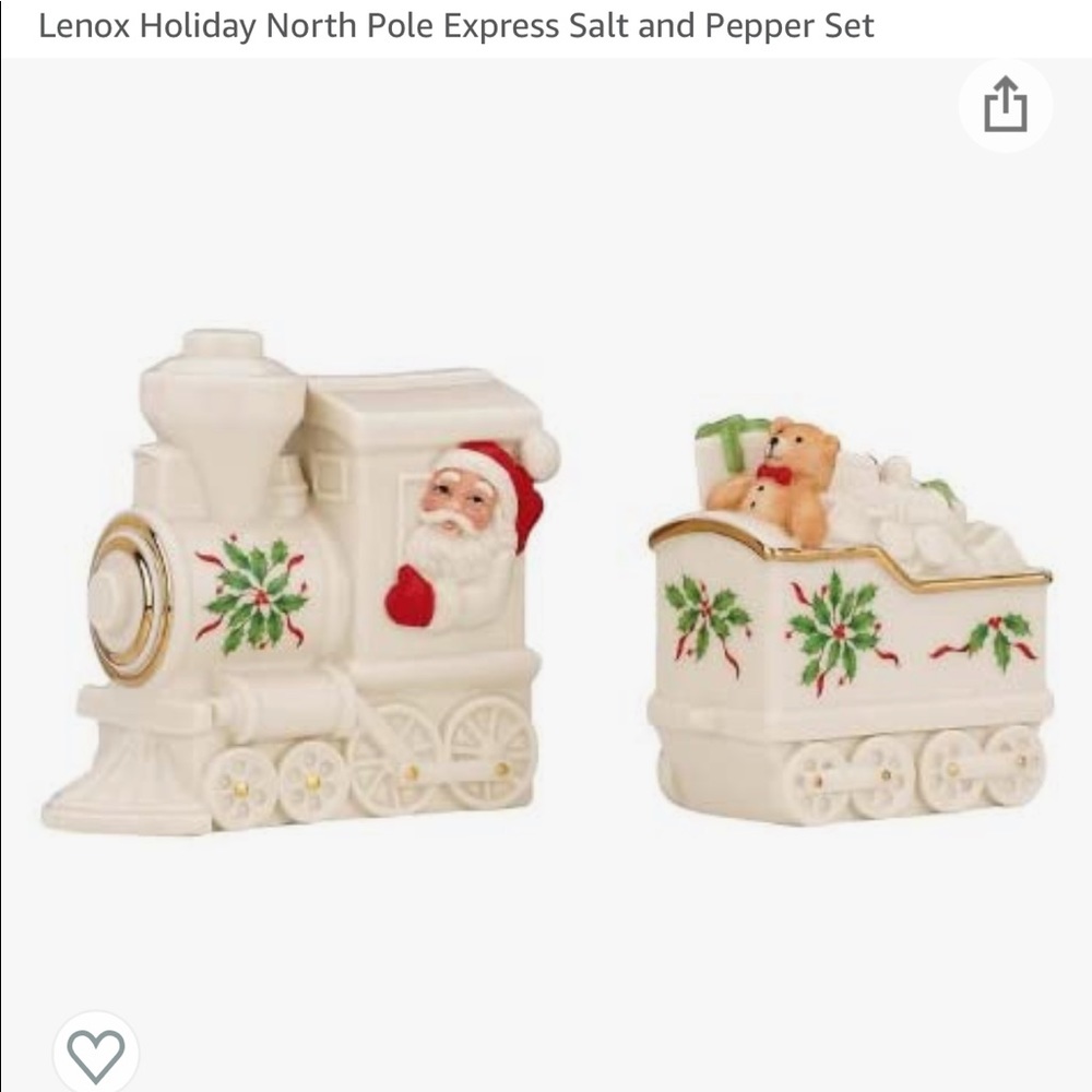LENOX North Pole Express Salt & Pepper Set🎅🏻New!